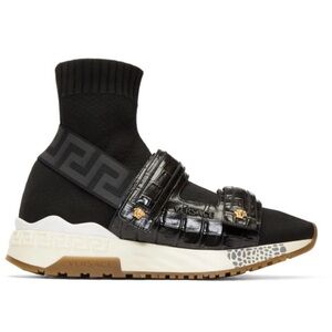 VERSACE (men/women) socks high-top sneakers.